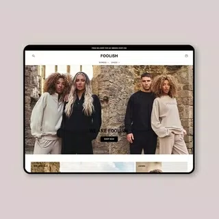 We recently launched a custom Shopify website for @we.are.foolish A...